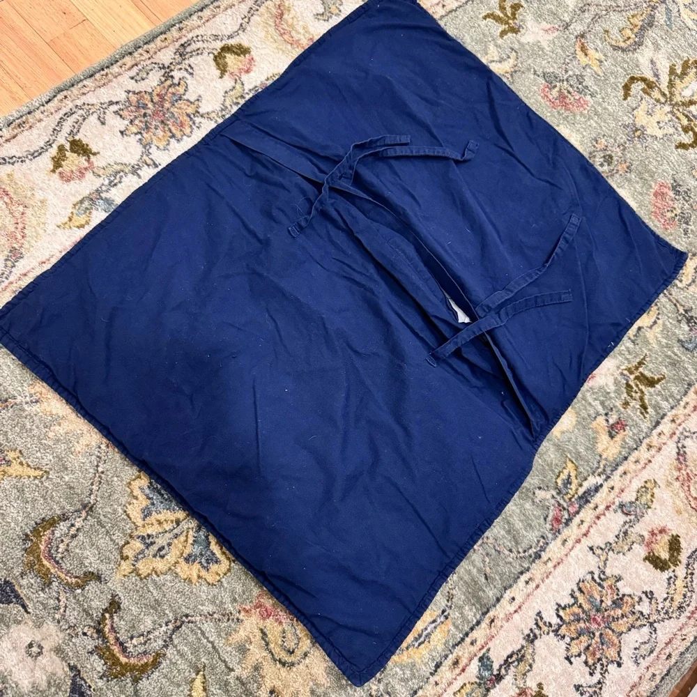 Pottery Barn Kids Block Stripe Standard Quilted  1/ Sham /,NAVY/BLUE/RED